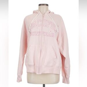 PacSun Pink Daisy Graphic Zip Up Hoodie M | Y2K Floral Sweatshirt | SOLD OUT